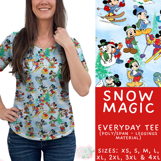 Batch #434 - Magical Christmas - Closes 10/22 - ETA early Dec - Snow Magic Everyday Tee