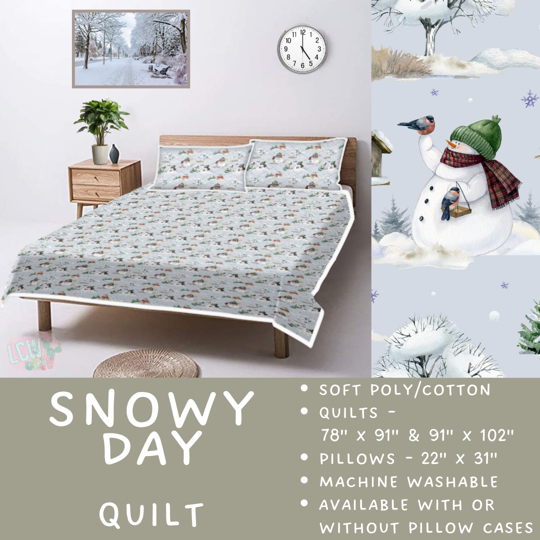 Batch  #410 - Cozy Quilts - Closes 9/10 - ETA late October - Snowy Day Quilt
