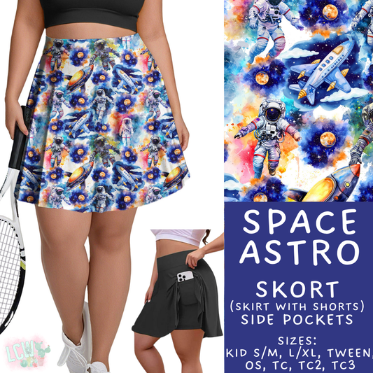 Batch #408 - Fun Run 14 - Closes 9/5 - ETA mid/late October - Space Astro Skort