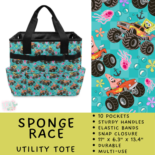 Batch #535 - Utility Tote - Closes 5/27 - ETA late July - Sponge Race Utility Tote