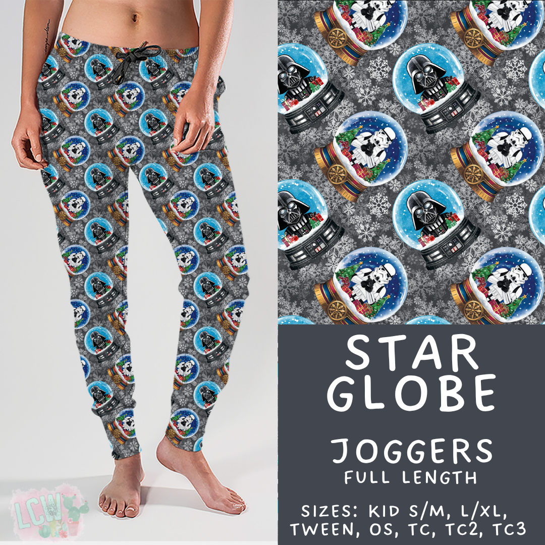 Batch #432 - Winter Globes - Closes 10/17 - ETA early December - Star Globe Joggers