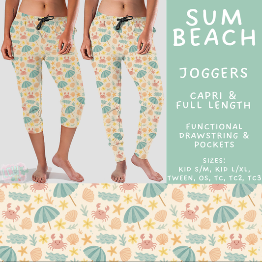 Batch #524 - Summer Fun 2 - Closes 5/1 - ETA early July - Sum Beach Full and Capri Length Joggers
