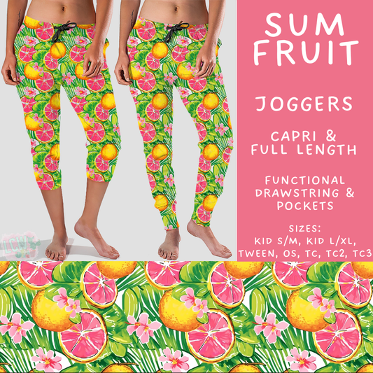 Batch #524 - Summer Fun 2 - Closes 5/1 - ETA early July - Sum Fruit Full and Capri Length Joggers