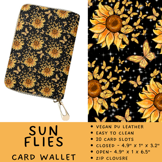 Batch #460 - Zip It Collection - Closes 12/5 - ETA late Jan - Sun Flies Card Wallet