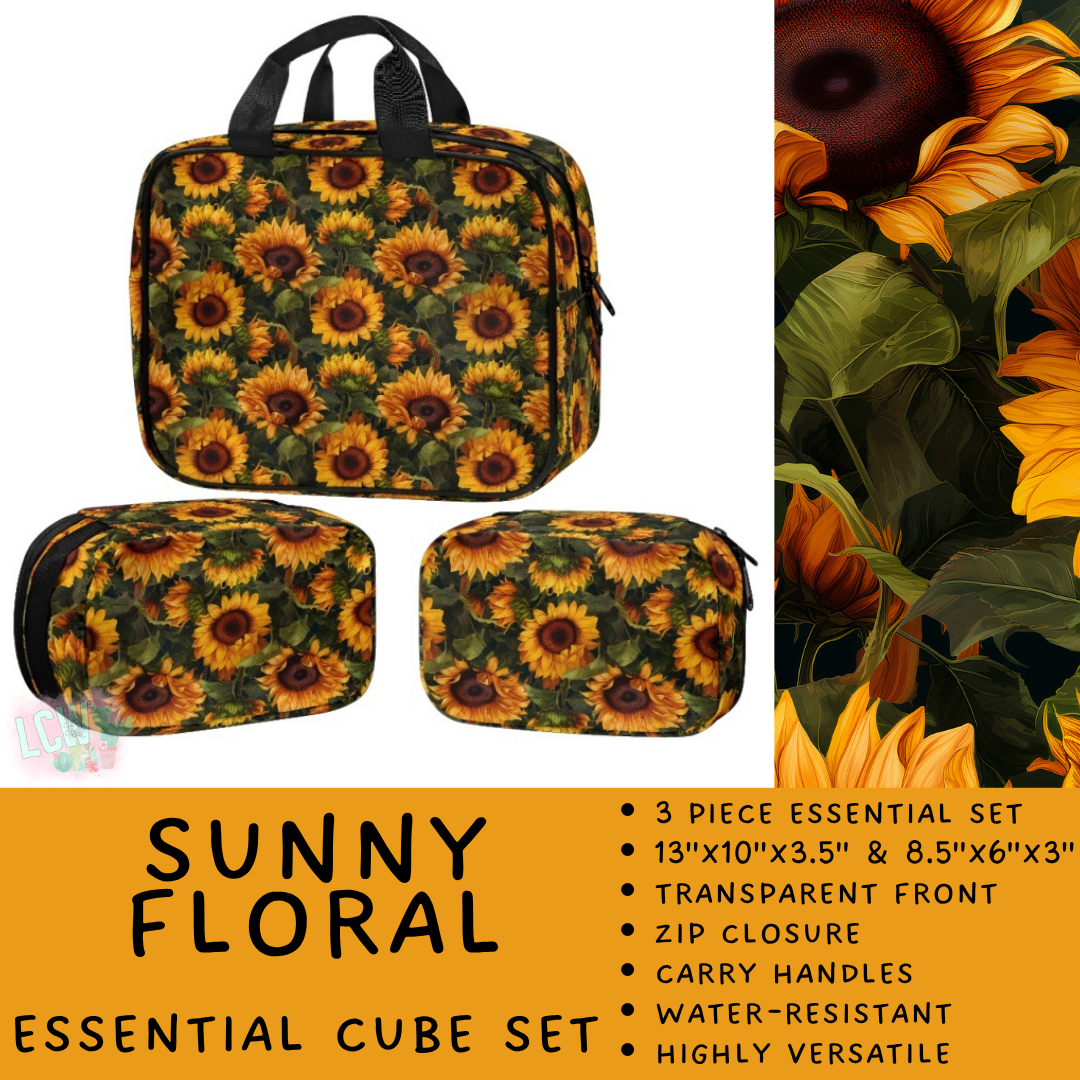 Batch #539 - Essential Cube Sets 3 - Closes 6/5 - ETA early August - Sunny Floral Essential Cube Set
