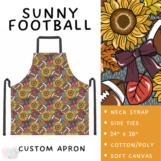 Batch #405 - Oh My Gourd, Let's Bake! - Closes 9/1 - ETA mid/late October - Sunny Football Apron