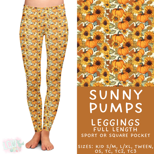 Batch #407 - Fall Fun 2 - Closes 9/4 - ETA mid/late October - Sunny Pumps Full Length Leggings