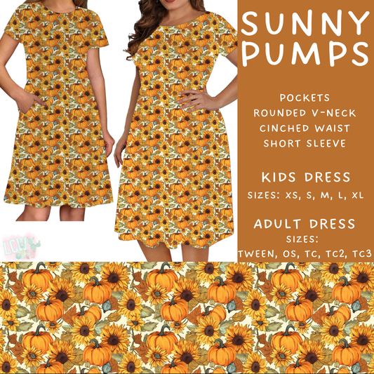 Batch #407 - Fall Fun 2 - Closes 9/4 - ETA mid/late October - Sunny Pumps Womens & Girls Dresses