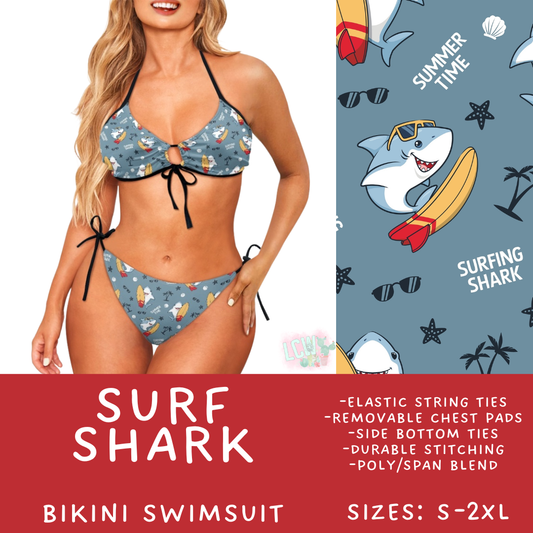 Batch #543 - Pool Party 2 - Closes 6/15 - ETA early/mid August - Surf Shark Women's 2 Piece Bikini