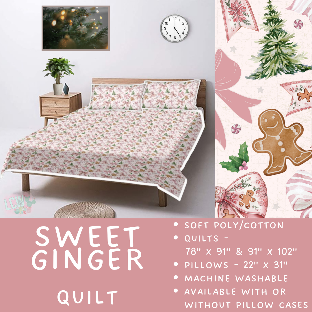 Batch  #410 - Cozy Quilts - Closes 9/10 - ETA late October - Sweet Ginger Quilt