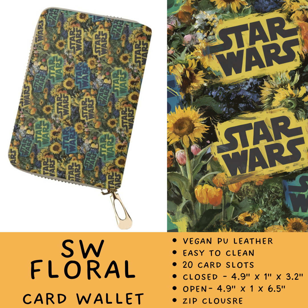 Batch #460 - Zip It Collection - Closes 12/5 - ETA late Jan - SW Floral Card Wallet
