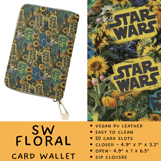 Batch #460 - Zip It Collection - Closes 12/5 - ETA late Jan - SW Floral Card Wallet