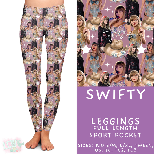 Ready to Ship Swifty Full Length Leggings - Sport Pockets OS