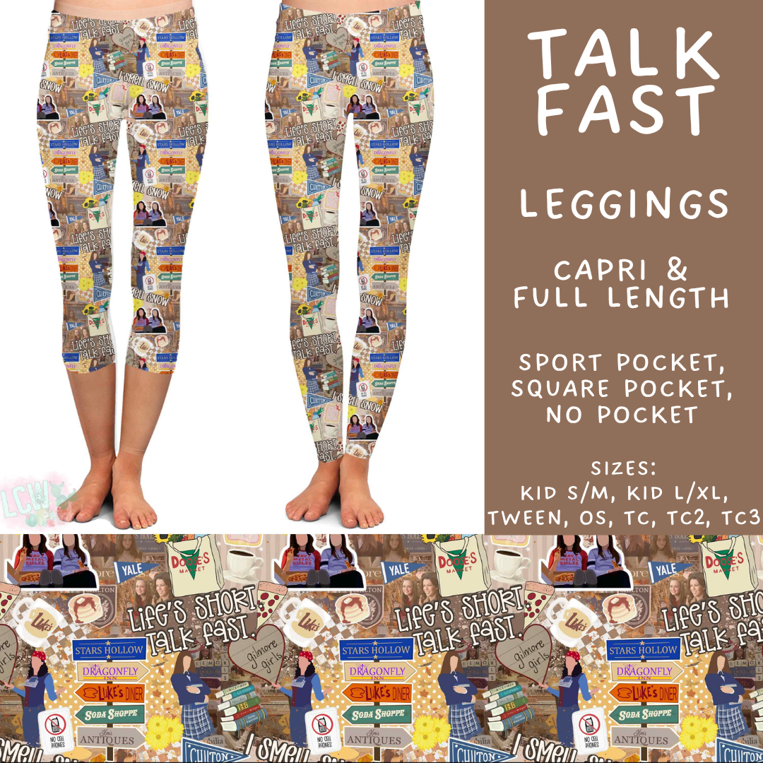 Batch #548 - May Request Run - Closes 6/26 - ETA late August - Talk Fast Full and Capri Length Leggings