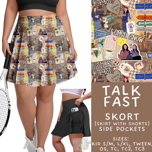 Batch #548 - May Request Run - Closes 6/26 - ETA late August - Talk Fast Skort