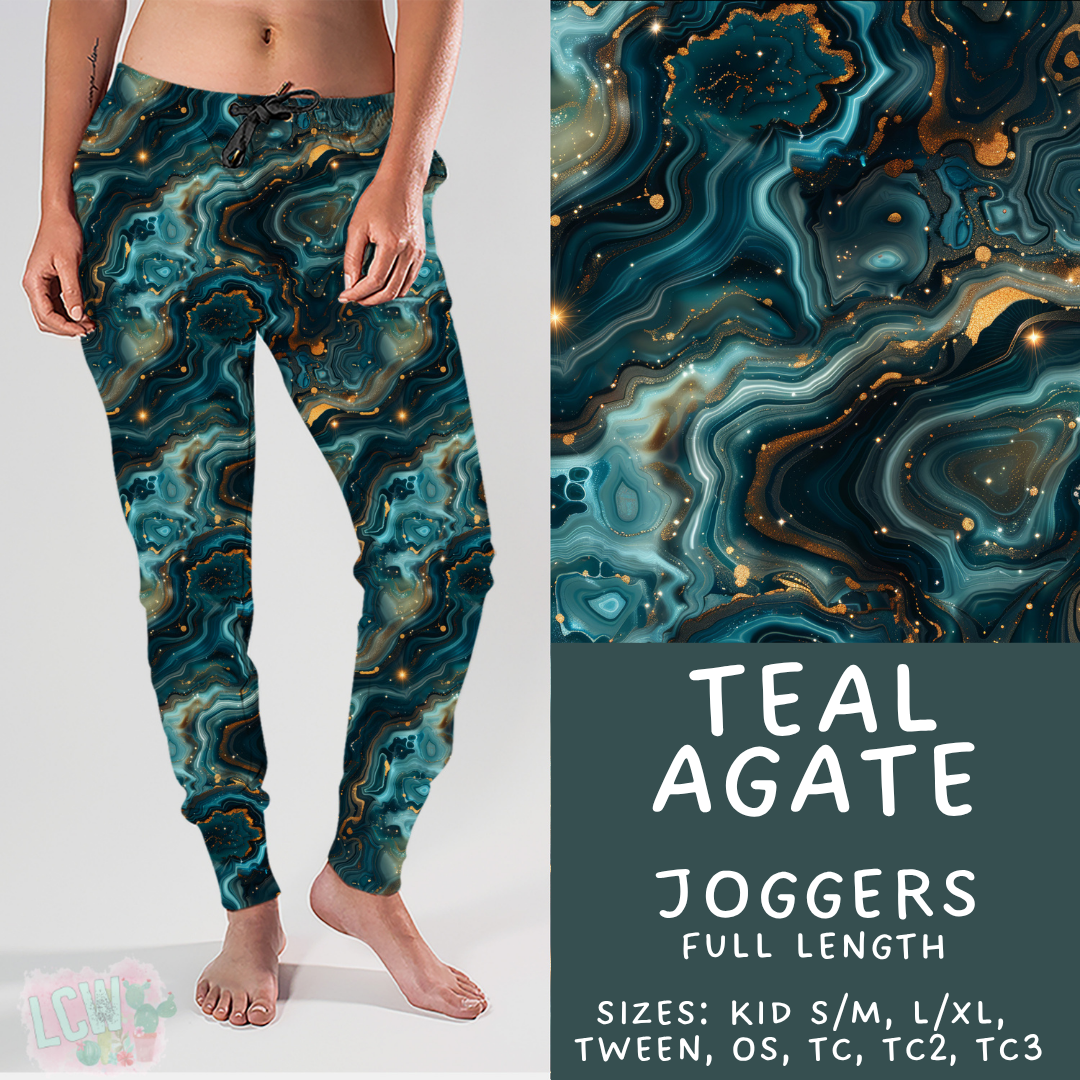 Ready to Ship - Teal Agate Joggers - TC2