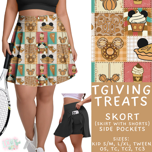 Batch #404 - Magical Fall 2 - Closes 8/29 - ETA mid/late October - TGiving Treats Skort
