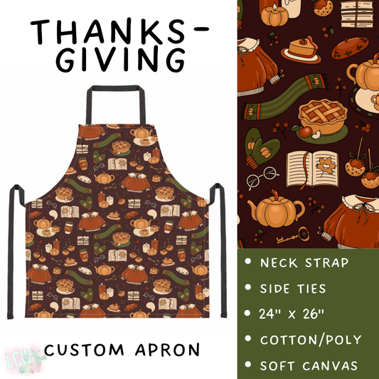 Batch #405 - Oh My Gourd, Let's Bake! - Closes 9/1 - ETA mid/late October - Thanksgiving Apron