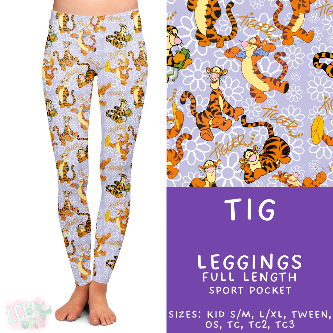 Ready to Ship - Tig Full Length Leggings - Sport Pocket TC