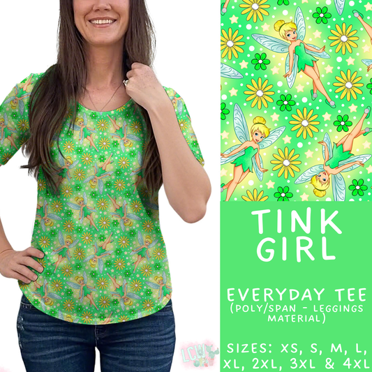 Ready to Ship Tink Girl Everyday Tee - XL & 4XL