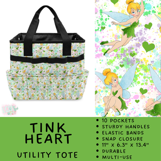 Batch #535 - Utility Tote - Closes 5/27 - ETA late July - Tink Heart Utility Tote