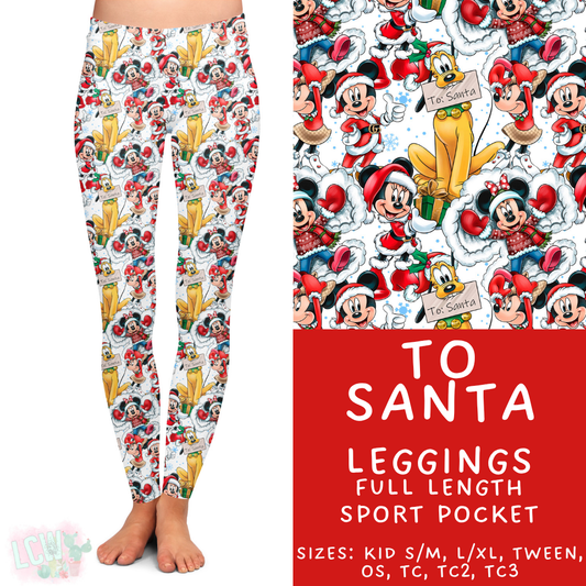 Batch #434 - Magical Christmas - Closes 10/22 - ETA early Dec - To Santa Full Length Leggings
