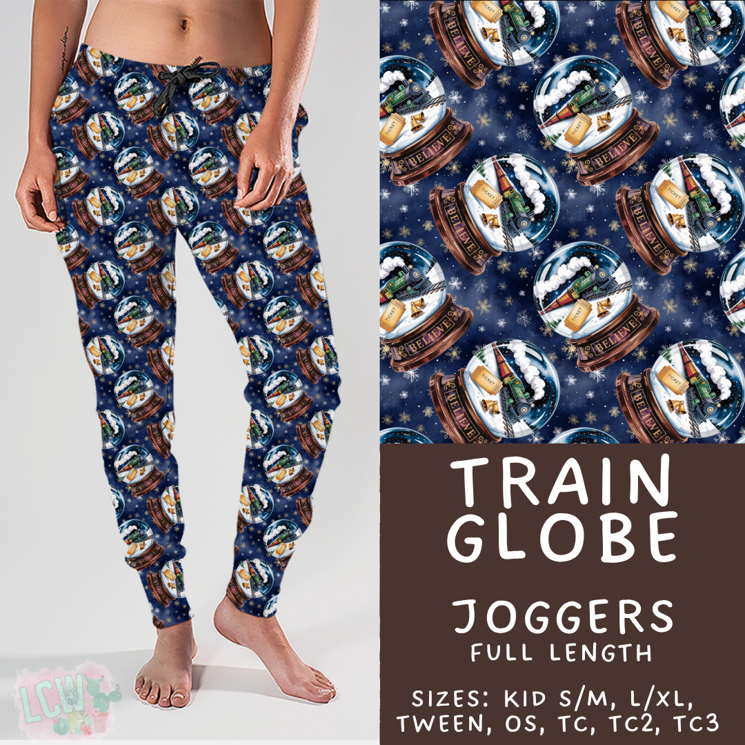 Batch #432 - Winter Globes - Closes 10/17 - ETA early December - Train Globe Joggers