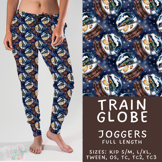 Batch #432 - Winter Globes - Closes 10/17 - ETA early December - Train Globe Joggers