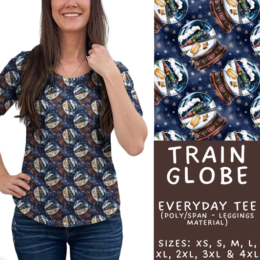 Batch #432 - Winter Globes - Closes 10/17 - ETA early December - Train Globe Everyday Tee