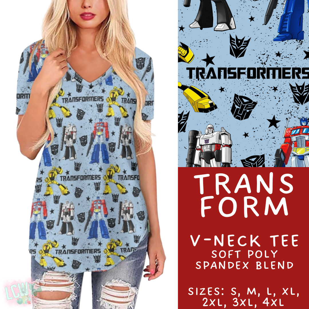 Batch #506 - Cool Characters 13 - Closes 3/20 - ETA late May - Trans Form V-Neck