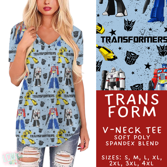 Batch #506 - Cool Characters 13 - Closes 3/20 - ETA late May - Trans Form V-Neck