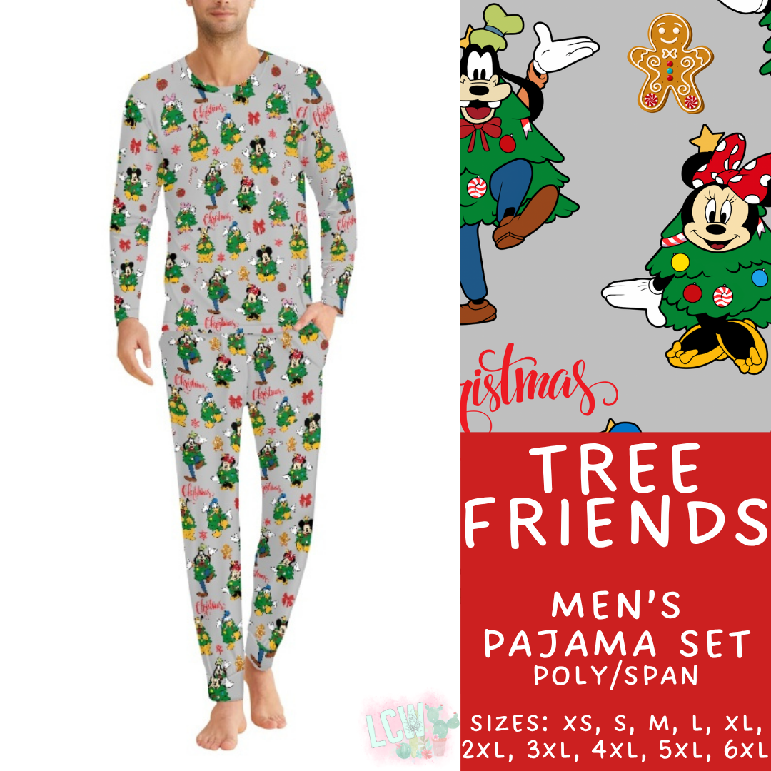Batch #430 - Magical Christmas Family Pajamas - Closes 10/15 - ETA late Nov - Tree Friends Men's Pajama Set