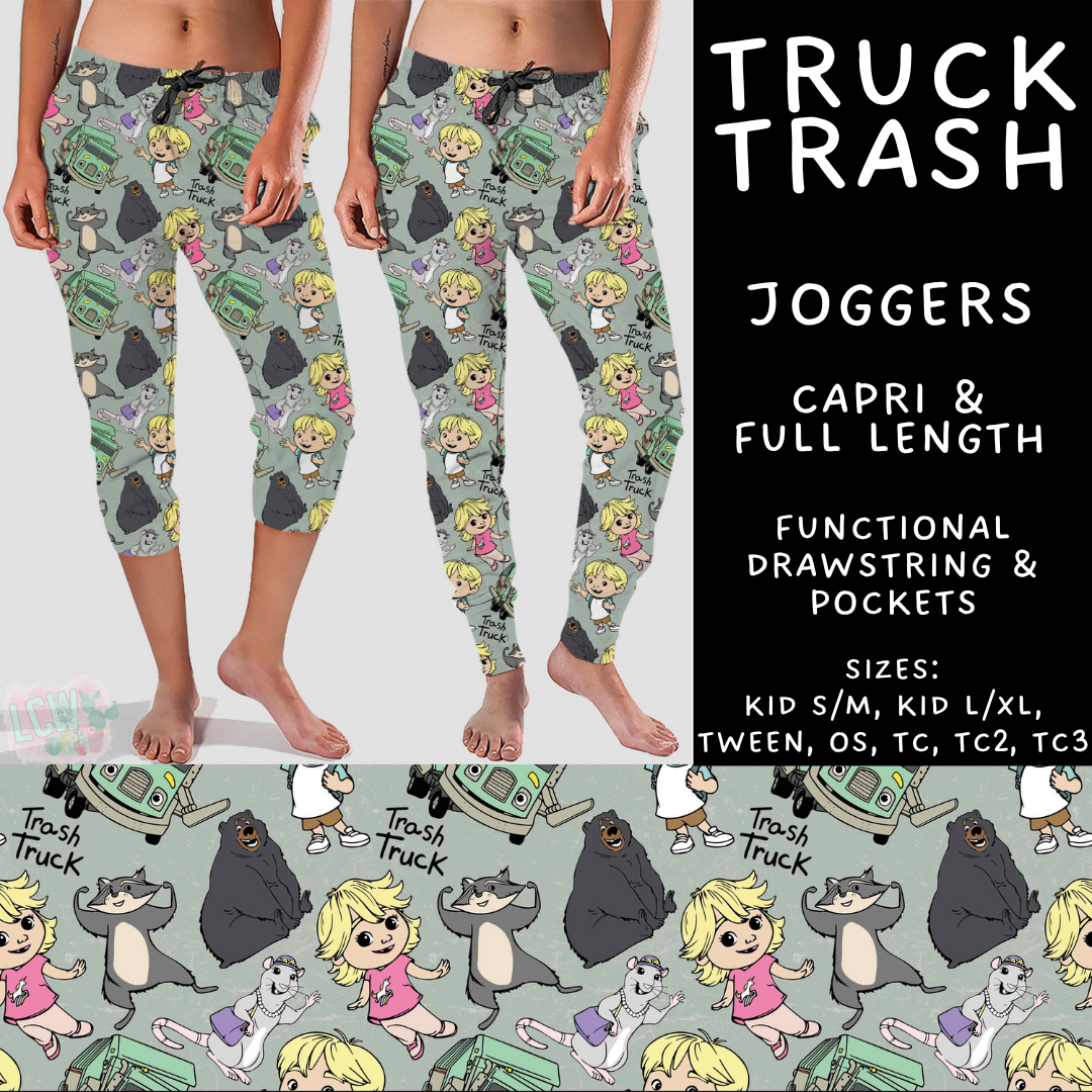 Batch #544 - Cool Characters 16 - Closes 6/17 - ETA mid August - Truck Trash Full and Capri Length Joggers