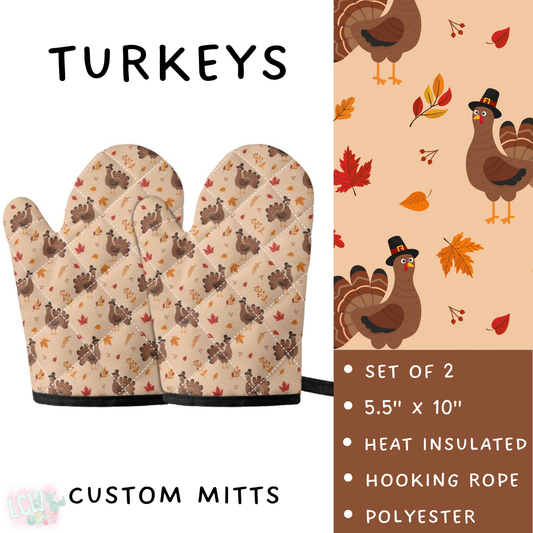 Batch #405 - Oh My Gourd, Let's Bake! - Closes 9/1 - ETA mid/late October - Turkeys Oven Mitts