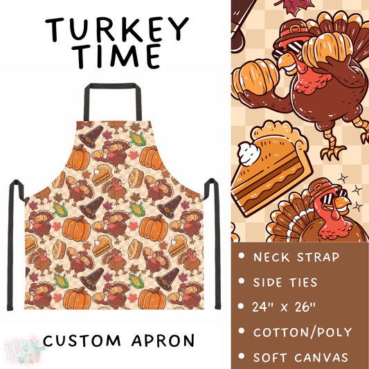 Batch #405 - Oh My Gourd, Let's Bake! - Closes 9/1 - ETA mid/late October - Turkey Time Apron