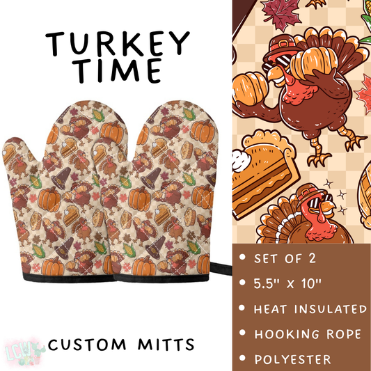 Batch #405 - Oh My Gourd, Let's Bake! - Closes 9/1 - ETA mid/late October - Turkey Time Oven Mitts