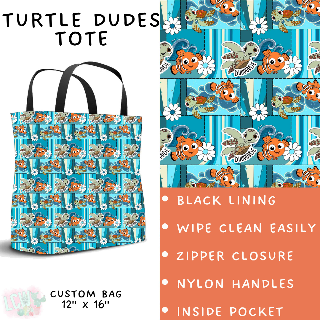 Batch #541 - Magical Faves 21 - Closes 6/10 - ETA mid August - Turtle Dudes Tote
