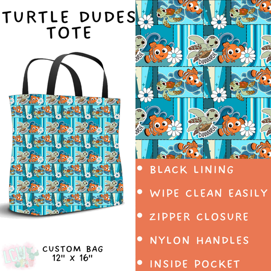 Batch #541 - Magical Faves 21 - Closes 6/10 - ETA mid August - Turtle Dudes Tote