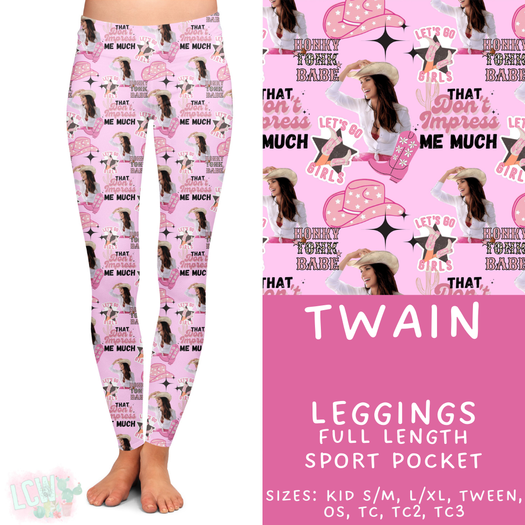Ready to Ship Twain Full Length Leggings - Sport Pockets OS