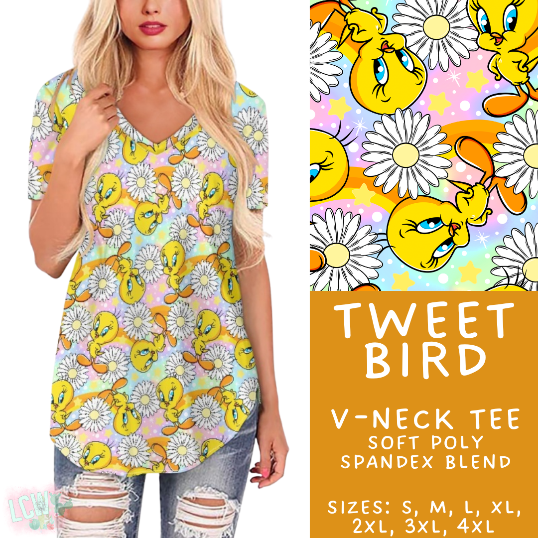 Batch #506 - Cool Characters 13 - Closes 3/20 - ETA late May - Tweet Bird V-Neck