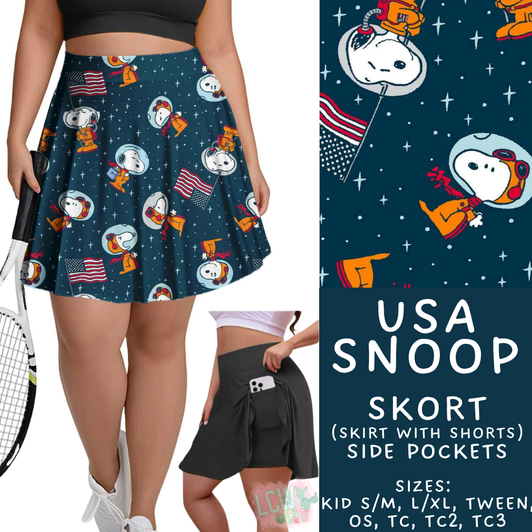 Batch #550 - Fun Run 24 - Closes 7/1 - ETA early Sept - USA Snoop Skort