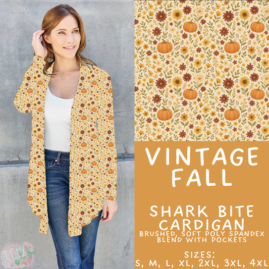 Batch #407 - Fall Fun 2 - Closes 9/4 - ETA mid/late October - Vintage Fall Cardigan