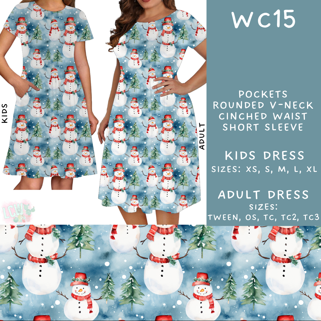 Ready To Ship - WC15 Adult Dress - TC2