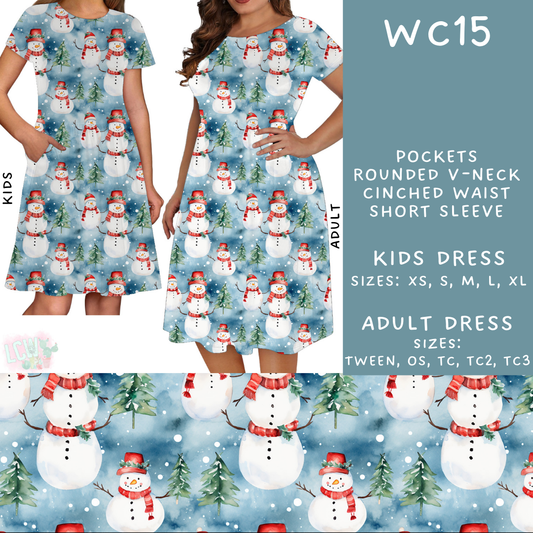 Ready To Ship - WC15 Adult Dress - TC2