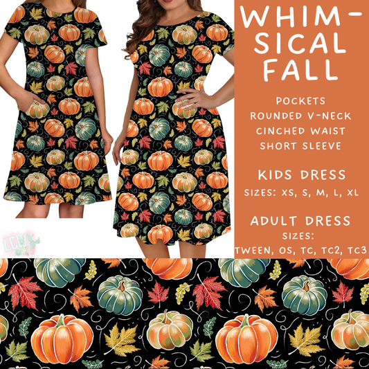 Batch #403 - Hello Fall 2 - Closes 8/28 - ETA mid October - Whimsical Fall Womens & Girls Dresses