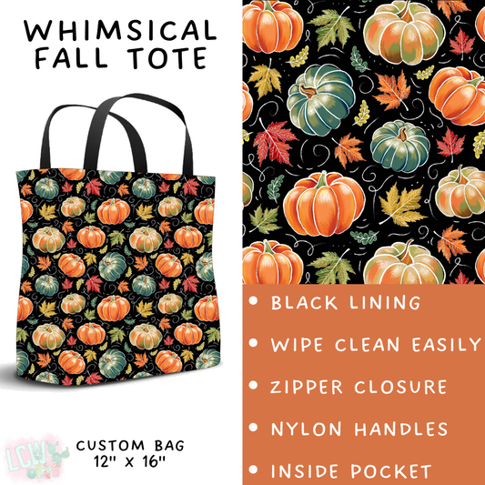 Batch #403 - Hello Fall 2 - Closes 8/28 - ETA mid October - Whimsical Fall Tote