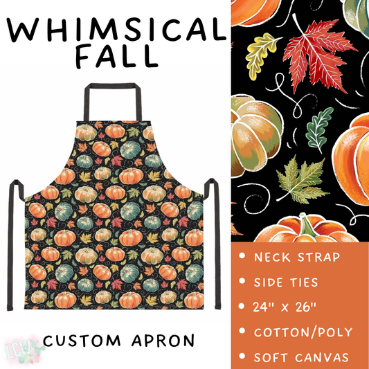 Batch #405 - Oh My Gourd, Let's Bake! - Closes 9/1 - ETA mid/late October - Whimsical Fall Apron