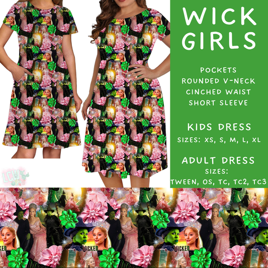 Batch #370 - Fun Run 12 - Closes 7/8 - ETA early Sept - Wick Girls Adult & Kids Dresses