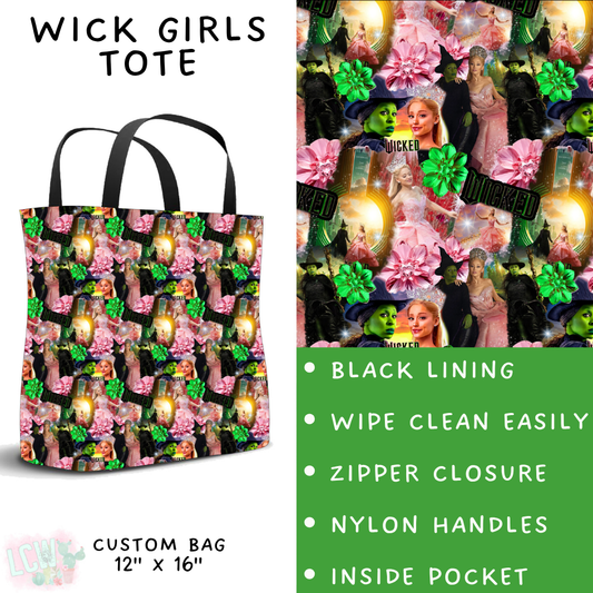 Batch #370 - Fun Run 12 - Closes 7/8 - ETA early Sept - Wick Girls Tote