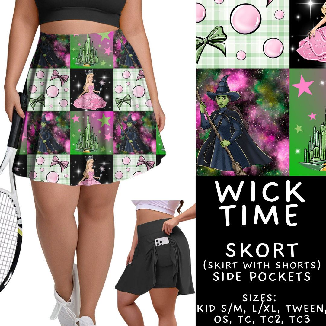 Batch #461 - October Request Run - Closes 12/9 - ETA late Jan - Wick Time Skort